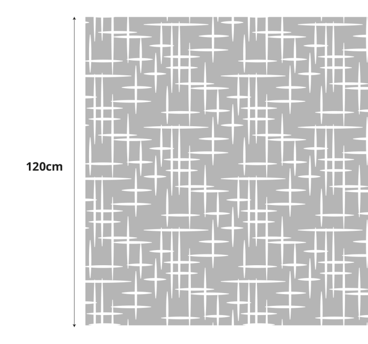 Αυτοκόλλητο ντους σύγχρονες γραμμές - TenStickers