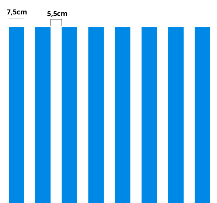 αυτοκόλλητο επίπλων κάθετων γραμμών - TenStickers