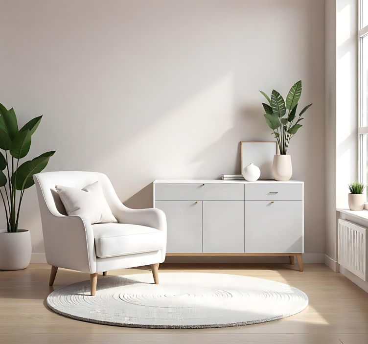 Αυτοκόλλητο μονόχρωμου φύλλου ματ ανοιχτό γκρι - TenStickers