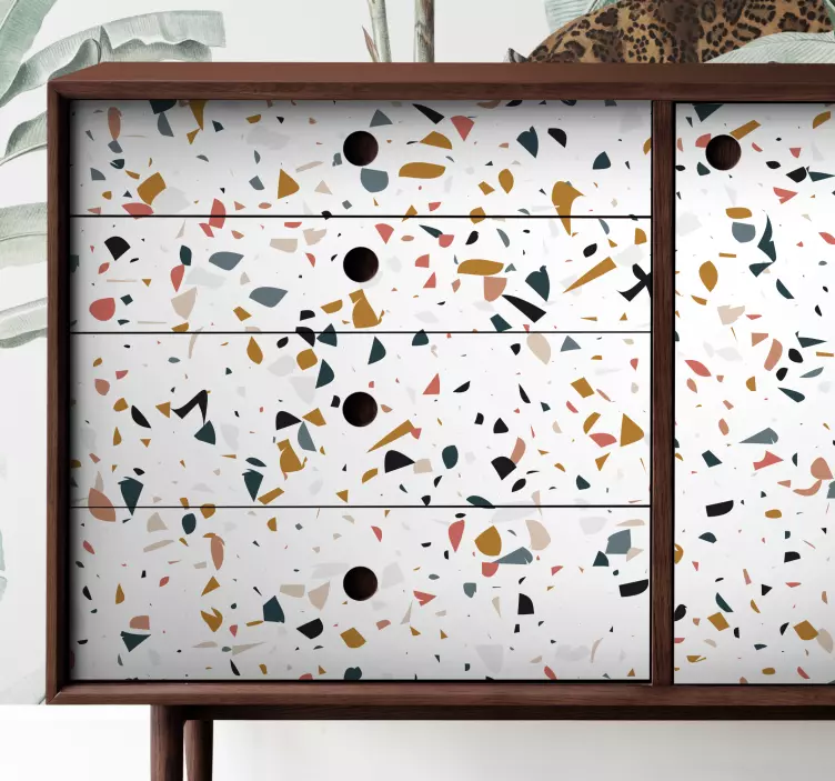 αφηρημένη υφή αυτοκόλλητο επίπλων μοτίβο - TenStickers