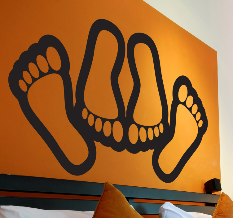 Αυτοκόλλητα τοίχου ζώα της ζούγκλας ερωτικές σκηνές - TenStickers