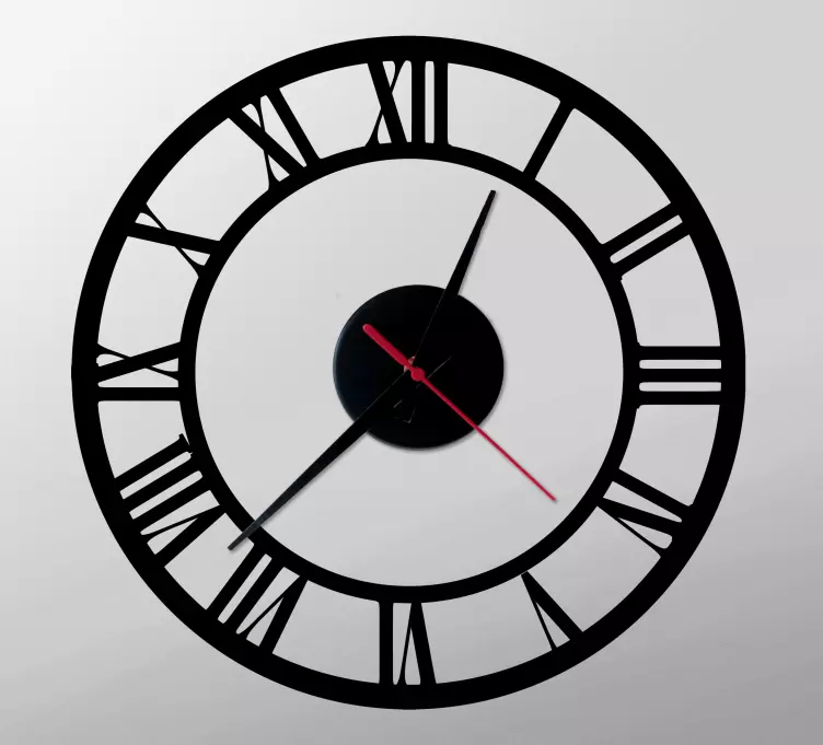 καταπληκτικό ρωμαϊκό ντεκόρ ρολόι τοίχου - TenStickers