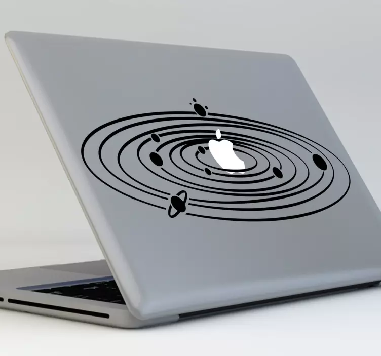 αυτοκόλλητο ηλιακού συστήματος apple macbook - TenStickers