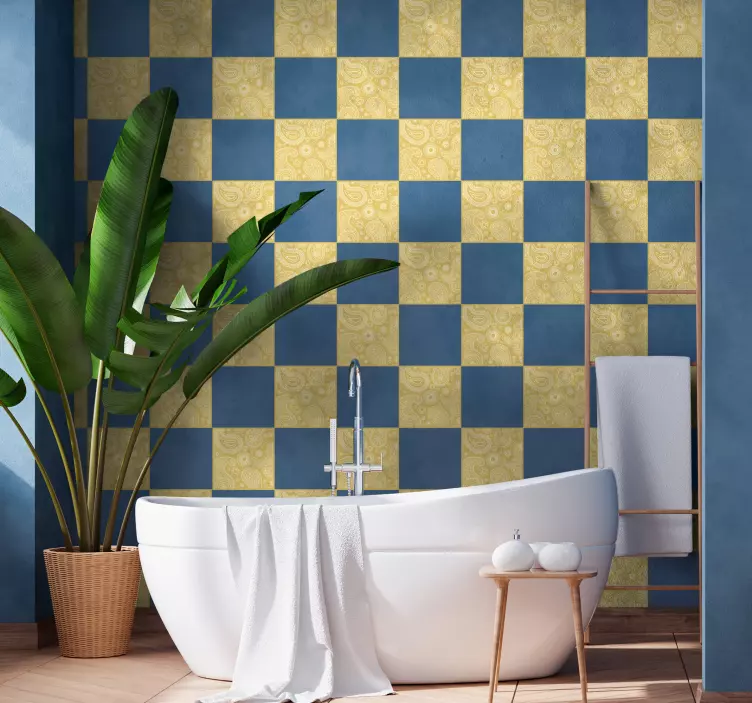 αυτοκόλλητο τοίχου αραβικής διακόσμησης paisley - TenStickers