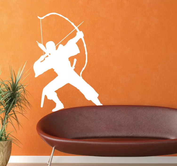 αυτοκόλλητο τοξότης πολεμιστής - TenStickers