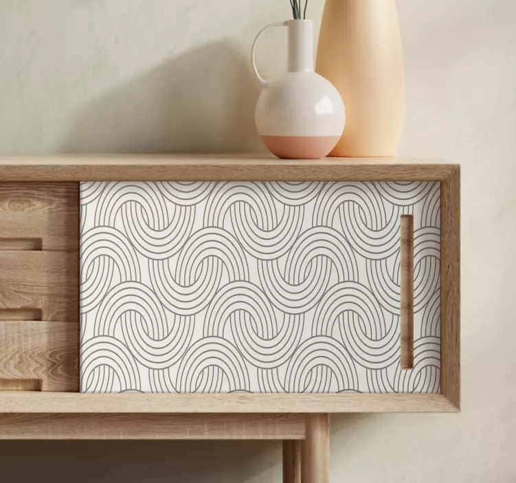 Art decal ψευδαίσθηση μοτίβο επίπλων decal - TenStickers