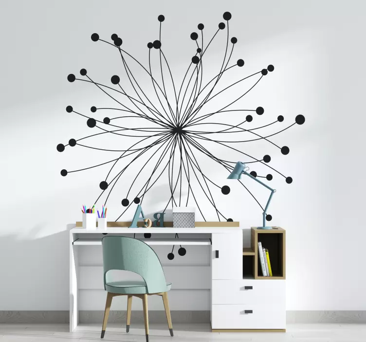 αυτοκόλλητο ατόμου - TenStickers