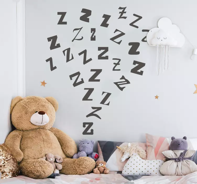 αυτοκόλλητο ψιθυρίσματος για ύπνο για το μωρό - TenStickers