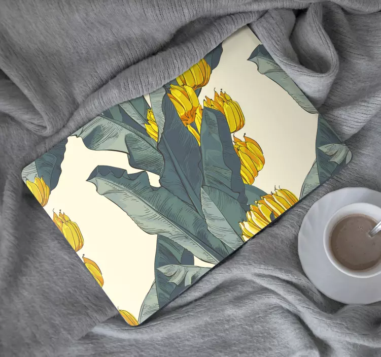 δέντρο μπανάνας καλλιτεχνικό μοτίβο δέρματα φορητού υπολογιστή - TenStickers