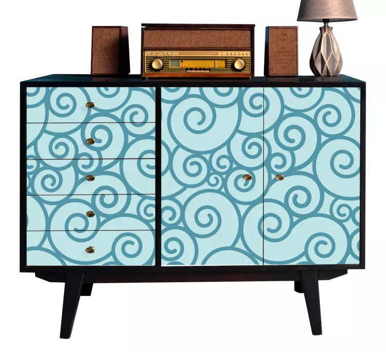 όμορφο ντεκόρ επίπλων σχεδιασμού νερού - TenStickers