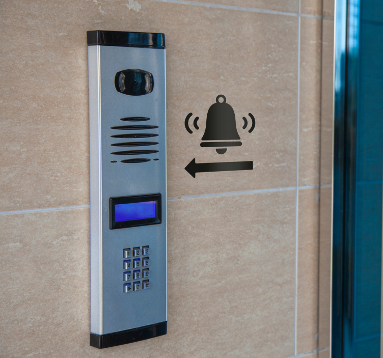 Αυτοκόλλητο σημάδια bell signΚάμπανο - TenStickers