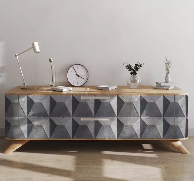 Αυτοκόλλητο με υφή επίπλων "béton brut". - TenStickers