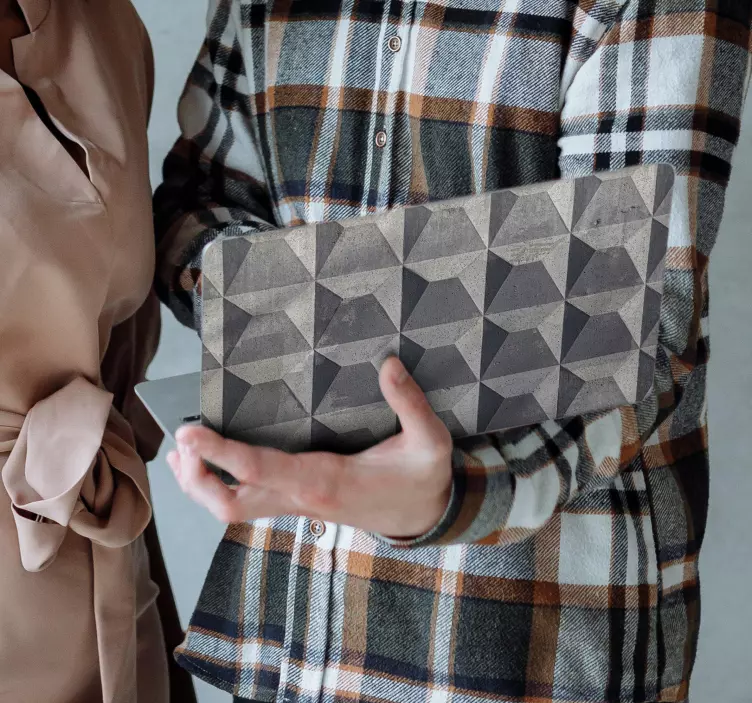 Επιδερμίδες για φορητούς υπολογιστές με υφή "béton brut". - TenStickers