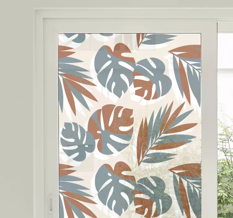 αυτοκόλλητο με μεγάλα πράσινα φυτά τέρας - TenStickers