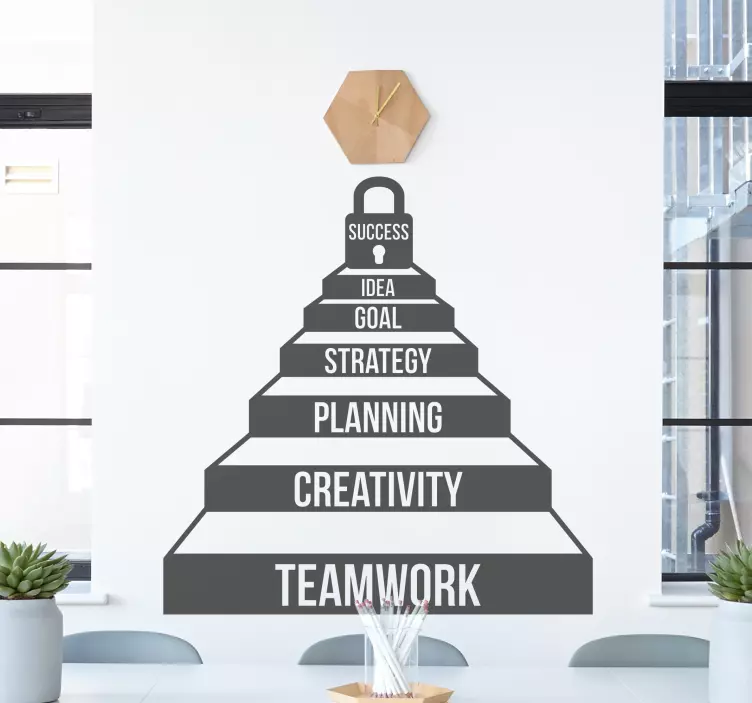 μεγαλύτερο κίνητρο στο χώρο εργασίας εμπνευσμένο decal - TenStickers