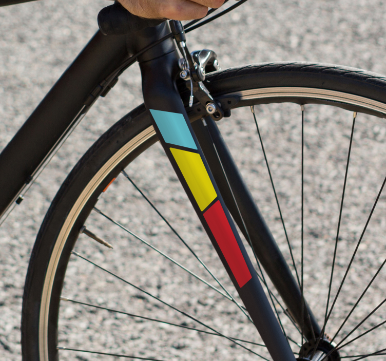 αυτοκόλλητο ποδήλατο μπροστινό πιρούνι ποδηλάτου δρόμου - TenStickers