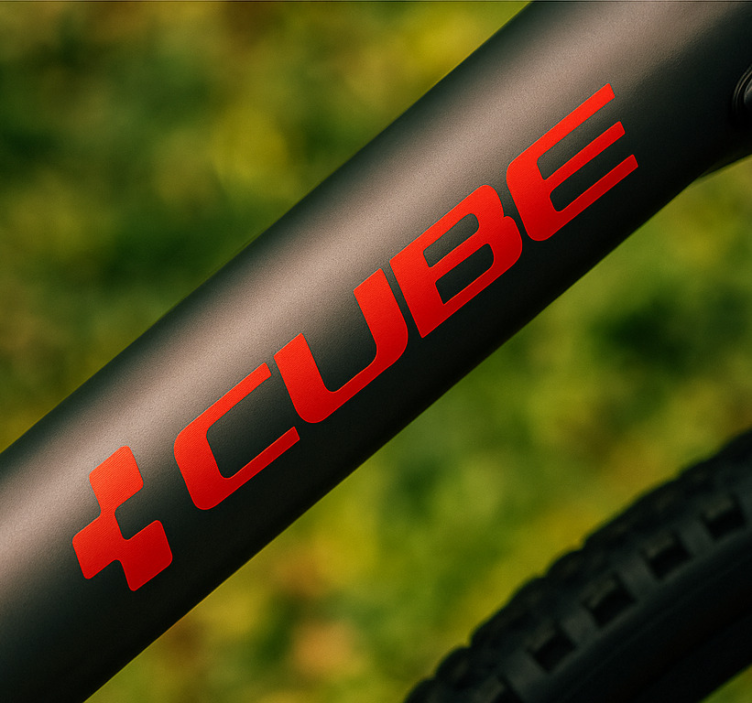 αυτοκόλλητο ποδήλατο εξατομικευμένο λογότυπο ποδηλάτου - TenStickers