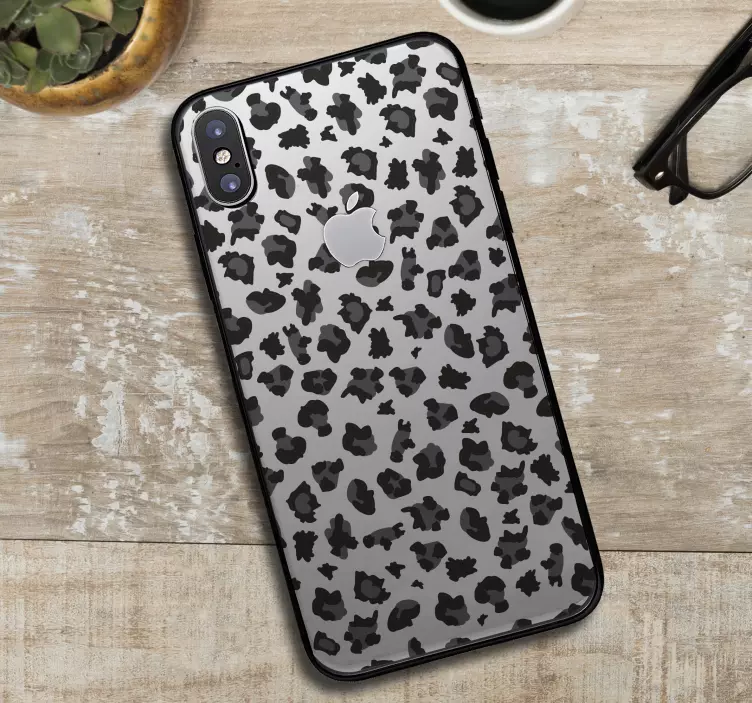 αυτοκόλλητο σε μαύρο φόντο σε άσπρο φόντο - TenStickers