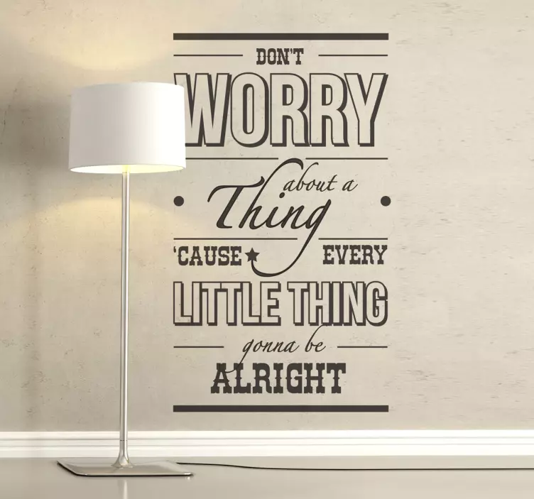 αυτοκόλλητο με τρία μικρά πουλιά bob marley - TenStickers