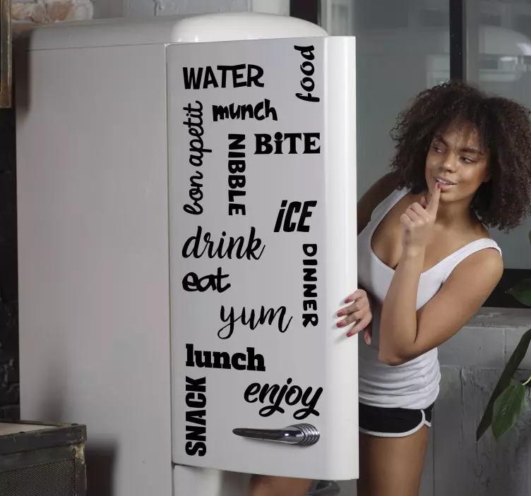 αυτοκόλλητα συσκευής ψυγείου - TenStickers