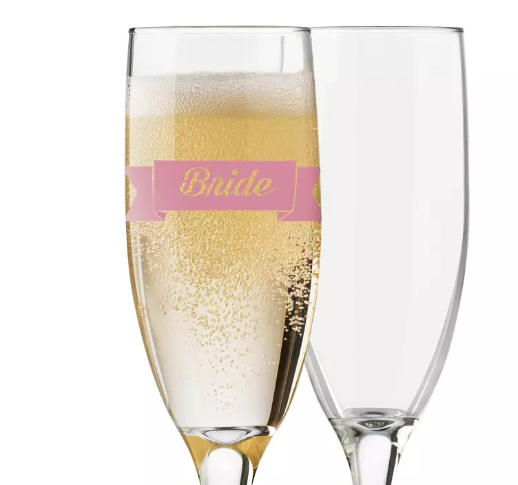 αυτοκόλλητο banner νύφη - TenStickers