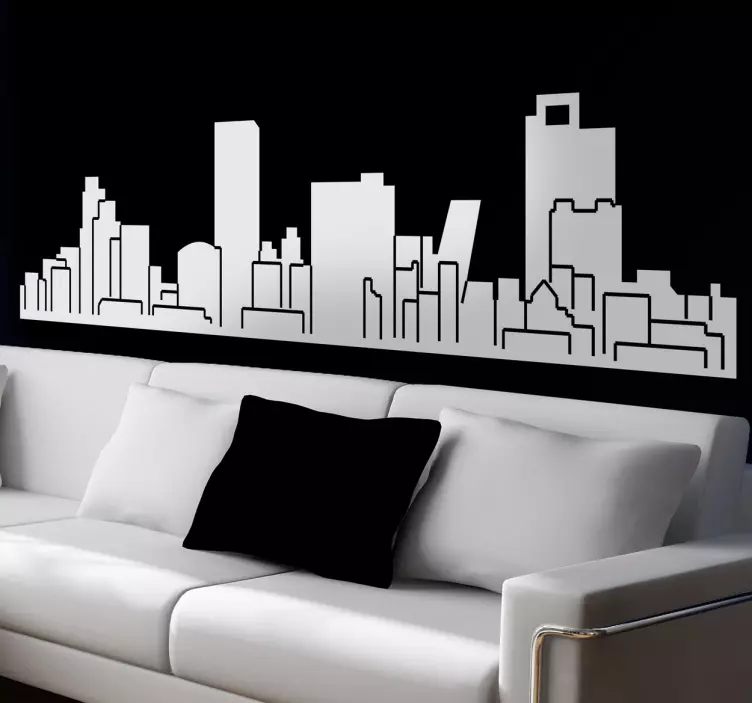 αυτοκόλλητο κτίρια της Μαδρίτης - TenStickers