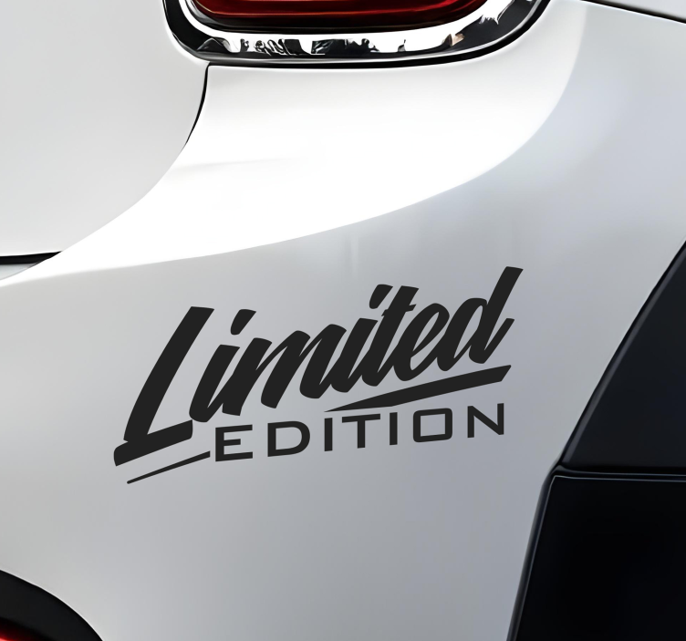 αυτοκόλλητο αυτοκίνητα περιορισμένη έκδοση - TenStickers