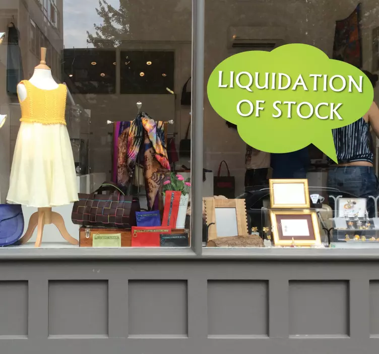 Business decal φούσκα ομιλία - TenStickers