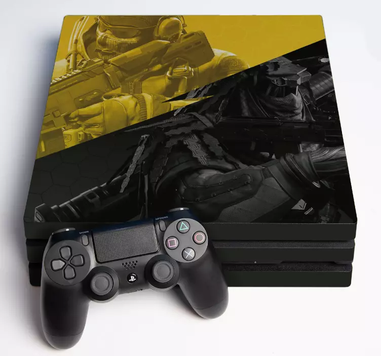αυτοκόλλητο της κλήσης της υπηρεσίας ps4 skin - TenStickers