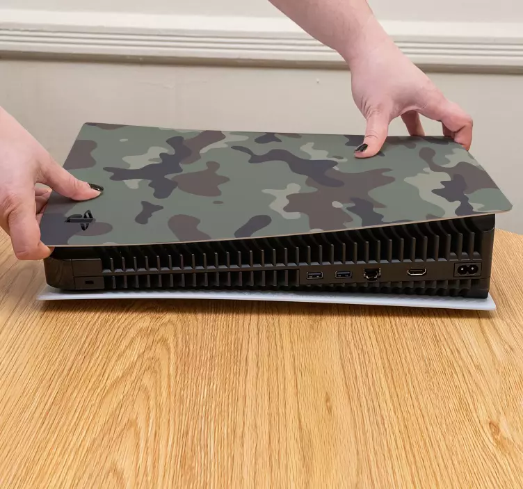 αυτοκόλλητα περιτυλίγματος δέρματος καμουφλάζ ps5 - TenStickers