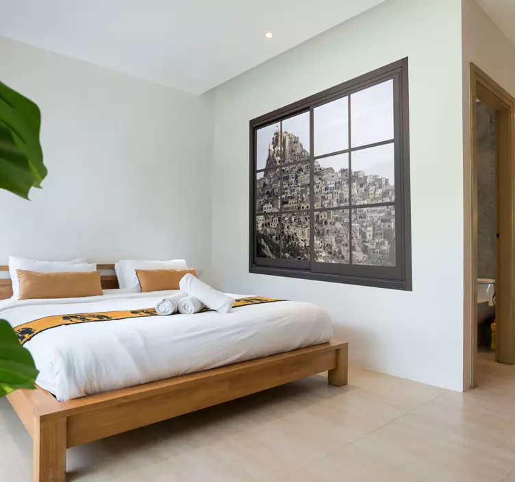 αυτοκόλλητα ταξίδια στο κάστρο της Καππαδοκίας - TenStickers