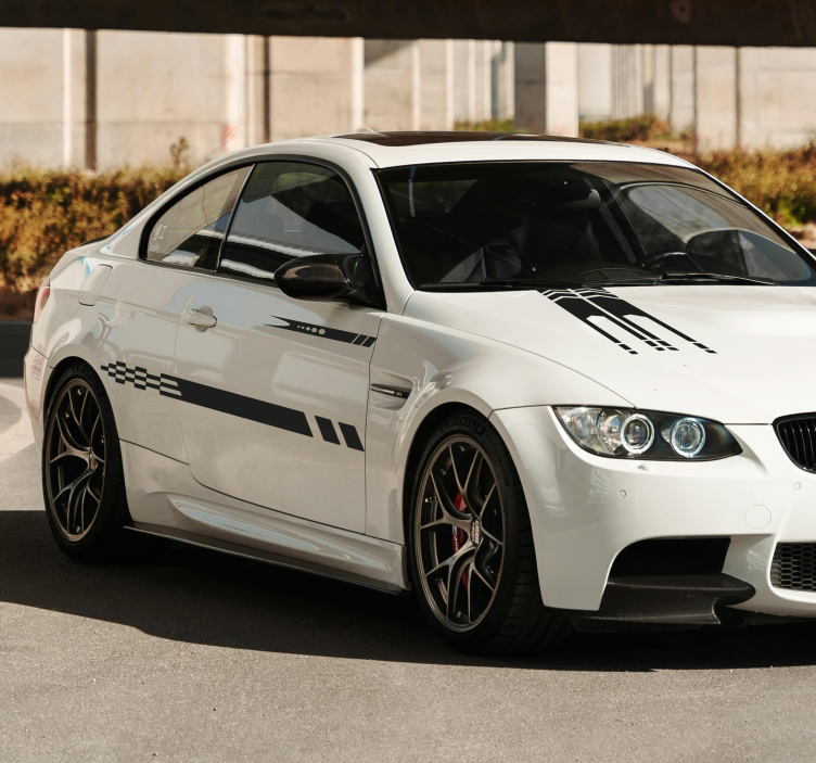 Αυτοκόλλητο αυτοκινήτου ρίγες 3 σχέδια - TenStickers