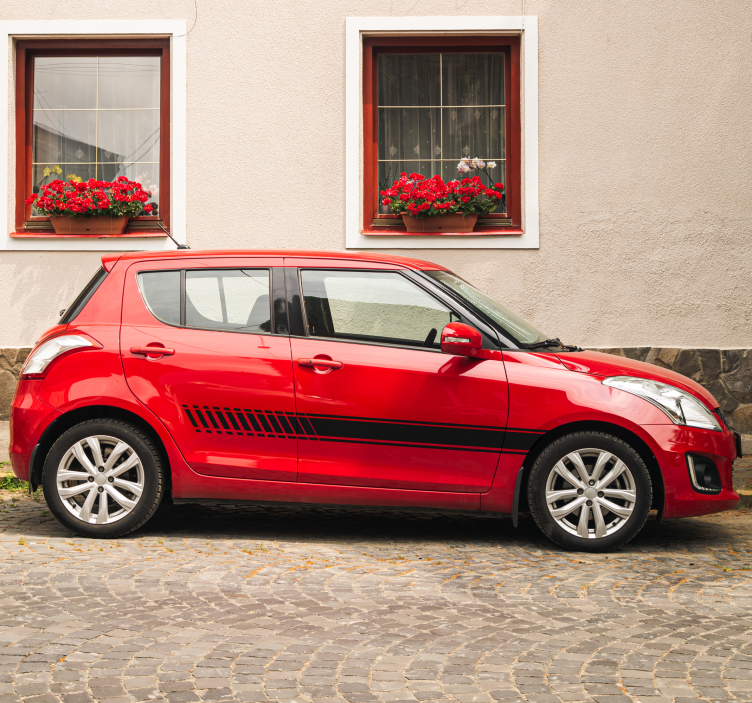 Αυτοκόλλητο αυτοκινήτου λωρίδες κλίση - TenStickers