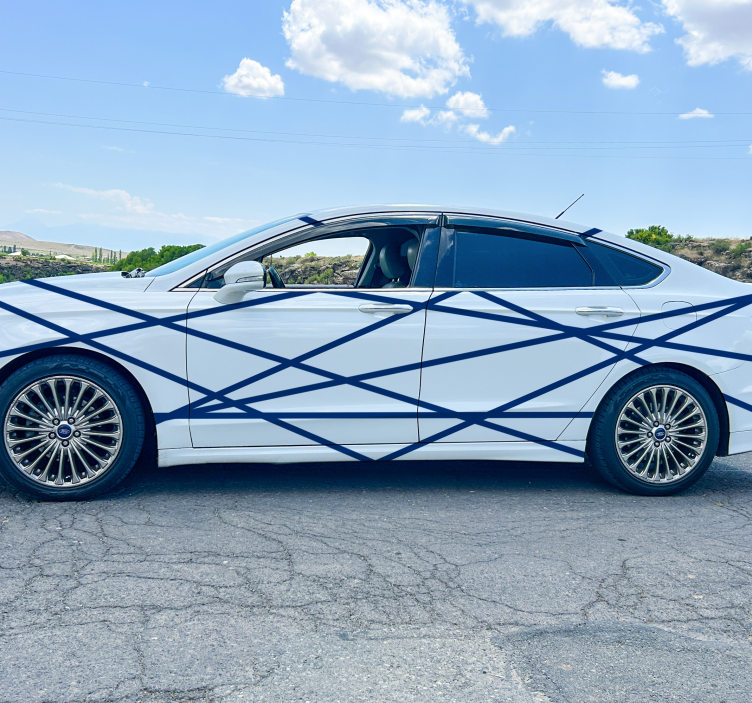 Αυτοκόλλητο αυτοκινήτου σετ ρίγες - TenStickers