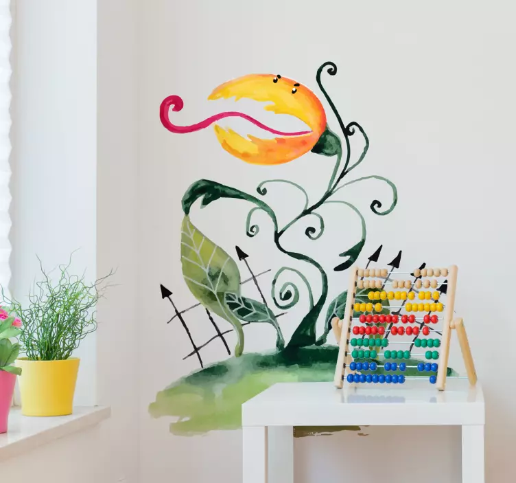 αυτοκόλλητο Απόκριες σαρκοφάγων φυτών - TenStickers