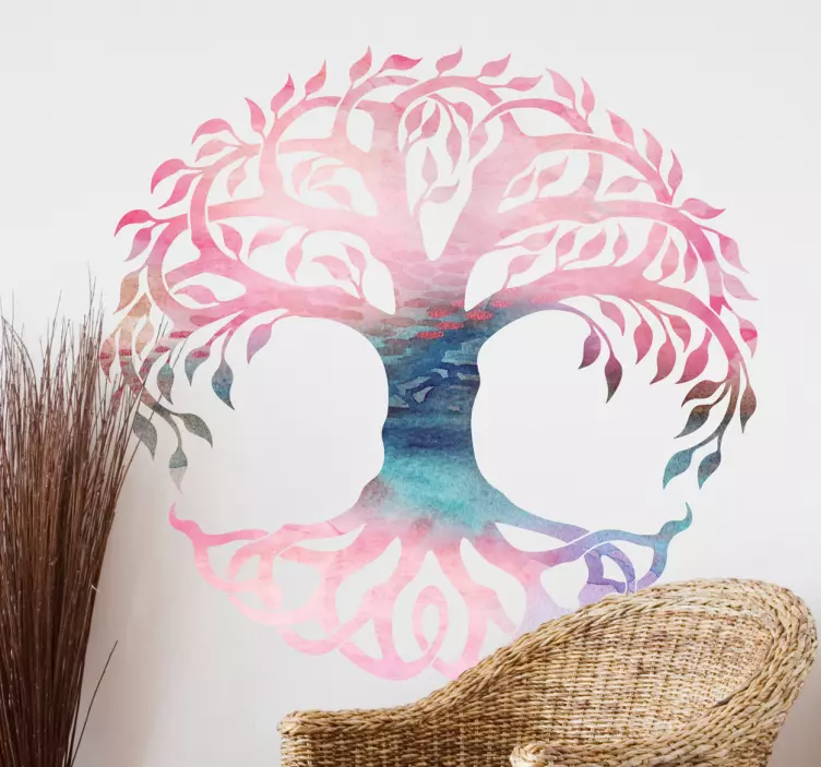 κελτικό δέντρο decal - TenStickers