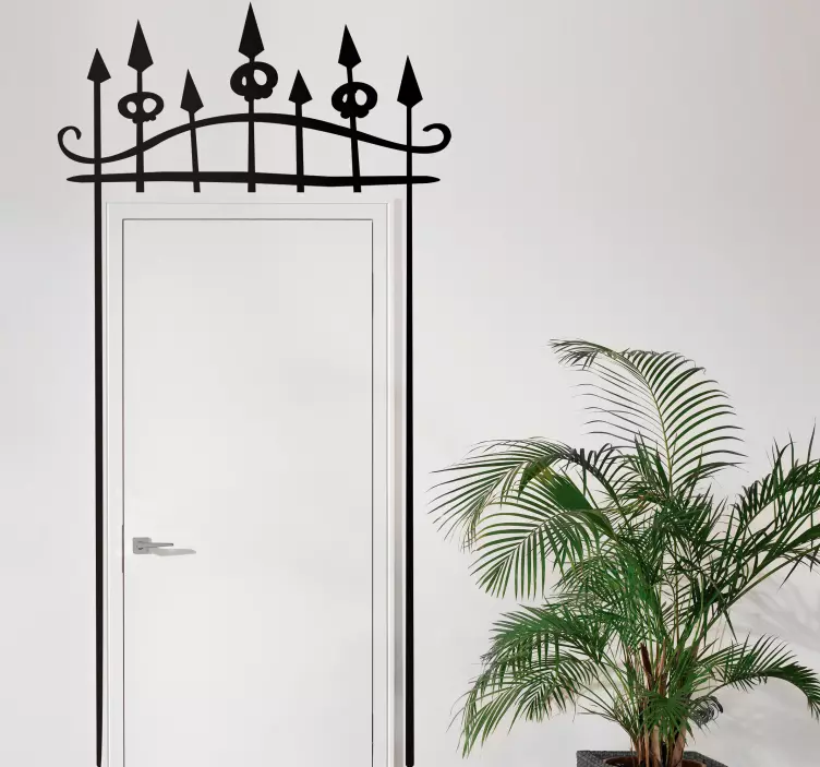 Αυτοκόλλητο απόκριες πύλη νεκροταφείου - TenStickers