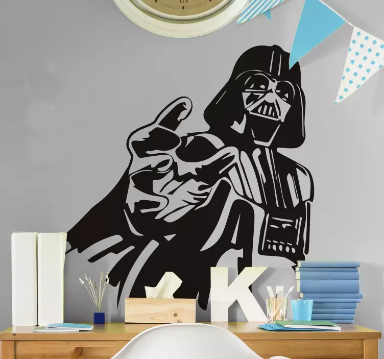 αυτοκόλλητο τοίχου χαρακτήρα darth vader - TenStickers