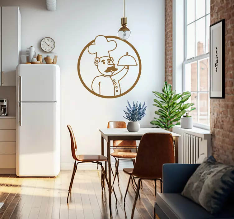 αυτοκόλλητο κουζίνα Σχεδιασμός σεφ - TenStickers