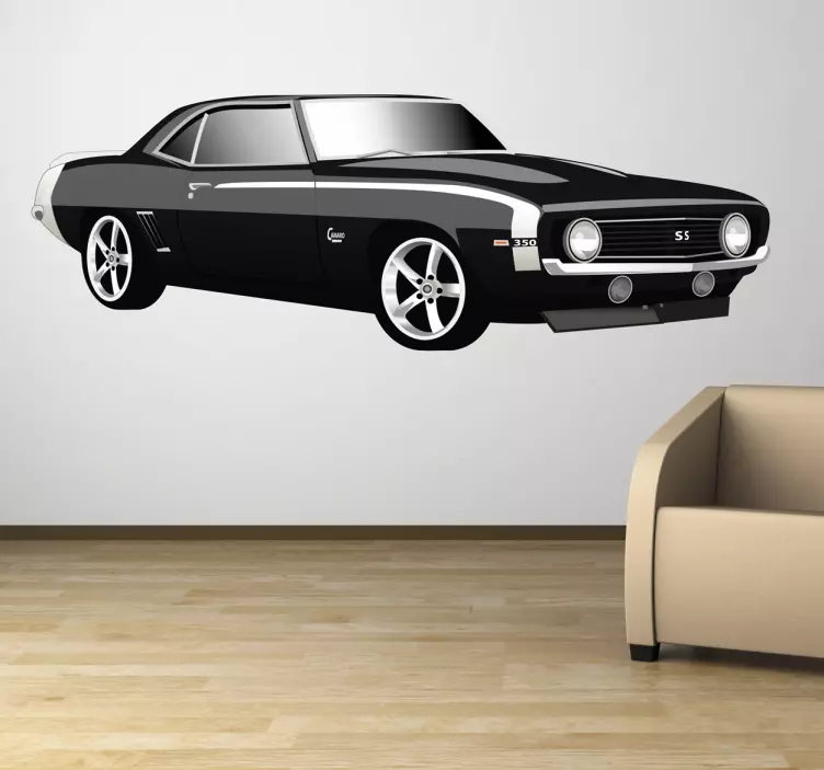 αυτοκόλλητο τοίχου chevrolet camaro - TenStickers