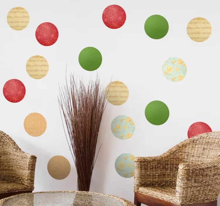 Χριστουγεννιάτικα στολίδια αυτοκόλλητο Χριστουγέννων - TenStickers