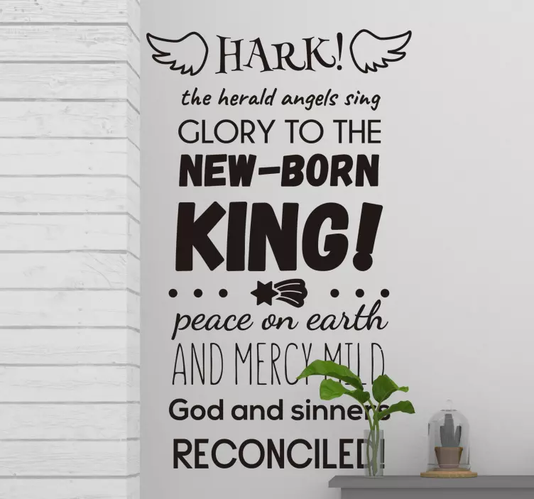 αυτοκόλλητο κειμένου Χριστούγεννα - TenStickers