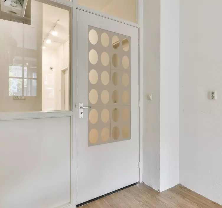 αυτοκόλλητο κύκλοι για πόρτα κύκλο - TenStickers