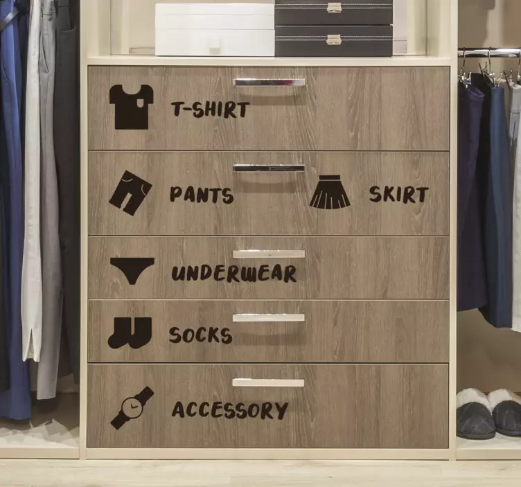 αυτοκόλλητο για ντουλάπια - TenStickers