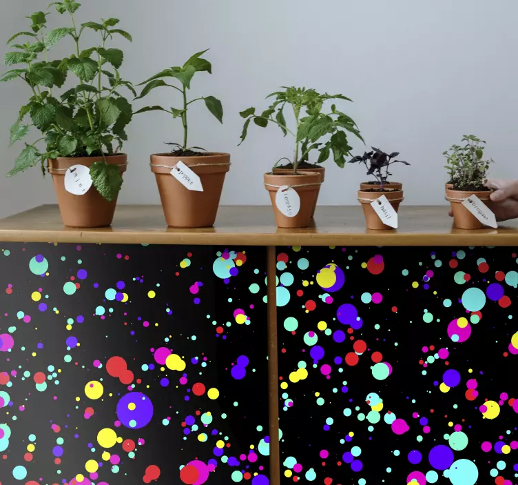 χρώματα kallax εκρήξεις έπιπλα decal - TenStickers