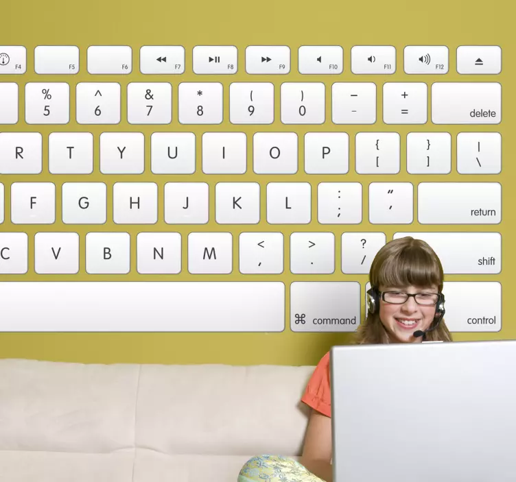 αυτοκόλλητο πληκτρολογίου υπολογιστή - TenStickers