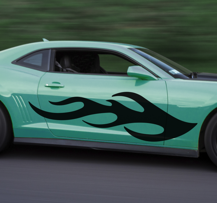 αυτοκόλλητο αυτοκινήτου σιλουέτα - TenStickers