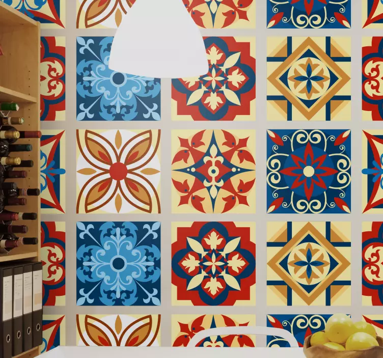 αυτοκόλλητο πλακιδίων τσιμέντου crifitio - TenStickers