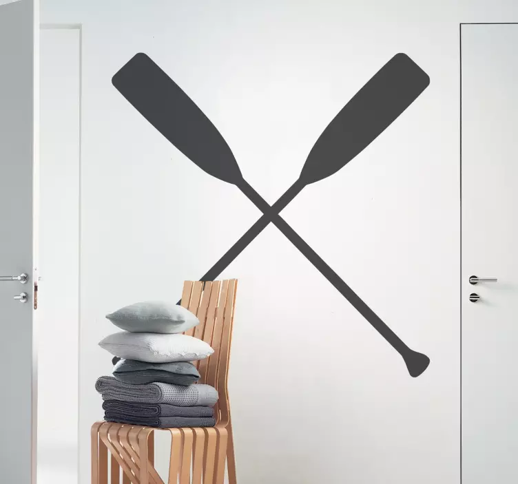 αυτοκόλλητο σταυρωτά μεταλλεύματα - TenStickers