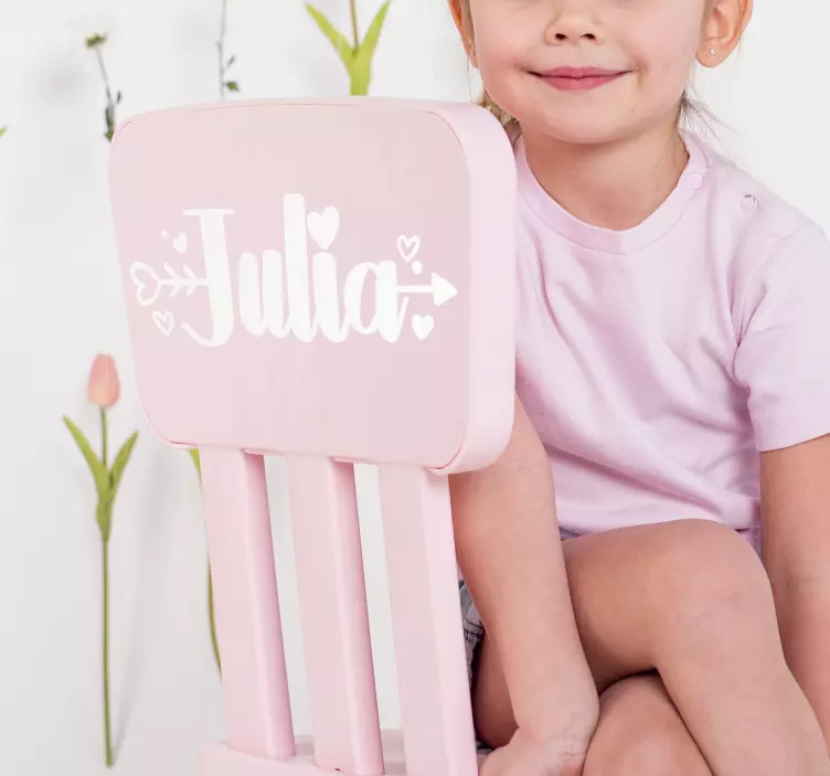 προσαρμοσμένο όνομα αγάπη προσαρμοσμένο αυτοκόλλητο - TenStickers